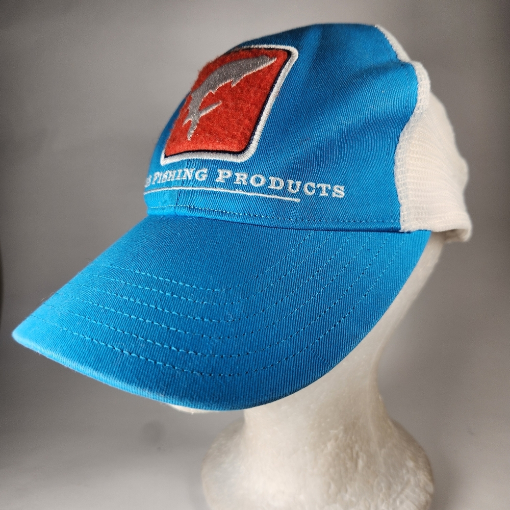 Simms Cap Hat Blue Strap Back Patch Adjustable Ou… - image 2